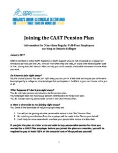 thumbnail of Joining CAAT Pension Plan memo 2017 update final